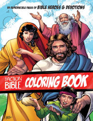 Title: The Action Bible Coloring Book: 55 Reproducible Pages of Bible Heroes and Devotions, Author: David C Cook