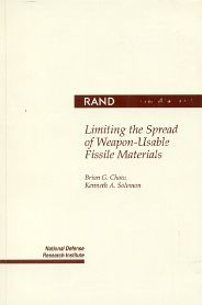 Title: Limiting the Spread of Weapon-Usable Fissile Materials / Edition 1, Author: B. G. Chow
