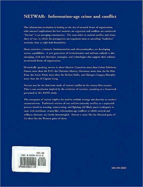 The Advent of Netwar