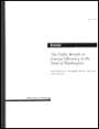 The Public Benefit of Energy Efficiency to the State of Washington