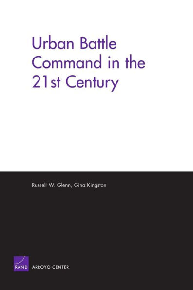 Urban Battle Command in 21st Century