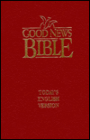 Good News Bible: Today's English Version (TEV), burgundy