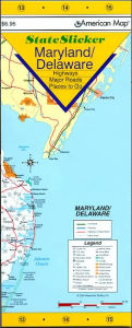 Maryland/Delaware StateSlicker Map