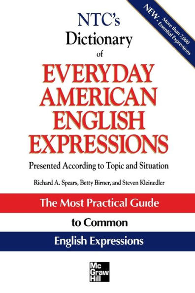 NTC's Dictionary of Everyday American English Expressions / Edition 1