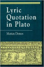 Lyric Quotation in Plato