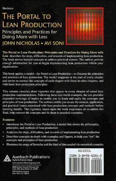 The Portal to Lean Production: Principles and Practices for Doing More with Less / Edition 1