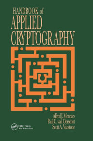 Title: Handbook of Applied Cryptography / Edition 1, Author: Alfred J. Menezes