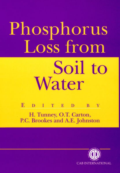 Phosphorus Loss from Soil to Water