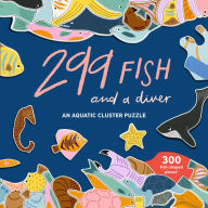 Title: 299 Fish (and a diver) 300 Piece Puzzle: An Aquatic Cluster Puzzle