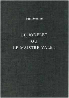 Le Jodelet ou le Maistre Valet