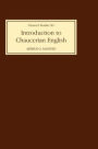 Introduction to Chaucerian English