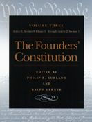 The Founders' Constitution Vol 3