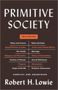 Title: Primitive Society, Author: Robert H. Lowie