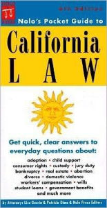 Nolo's Pocket Guide to California Law