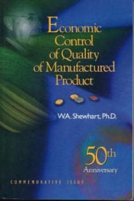 Title: Economic Control of Quality of Manufactures Product, Author: W. A. Shewhart