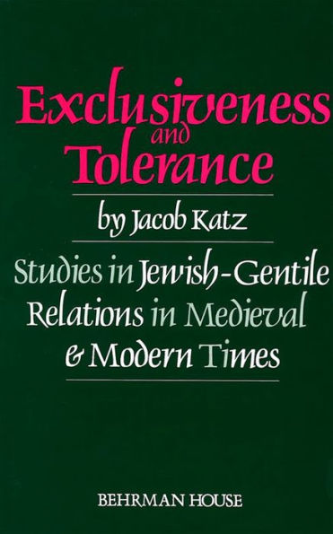 Exclusiveness and Tolerance / Edition 1