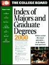 Index of Majors and Graduate Degrees 2000