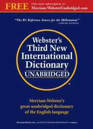 Title: Webster's Third New International Dictionary, Unabridged, Author: Merriam-Webster