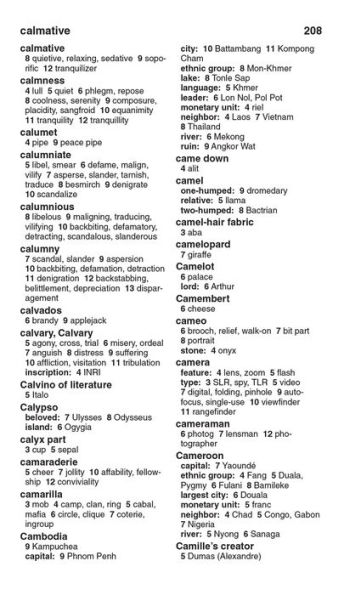 Merriam-Webster's Crossword Puzzle Dictionary (4th Edition)