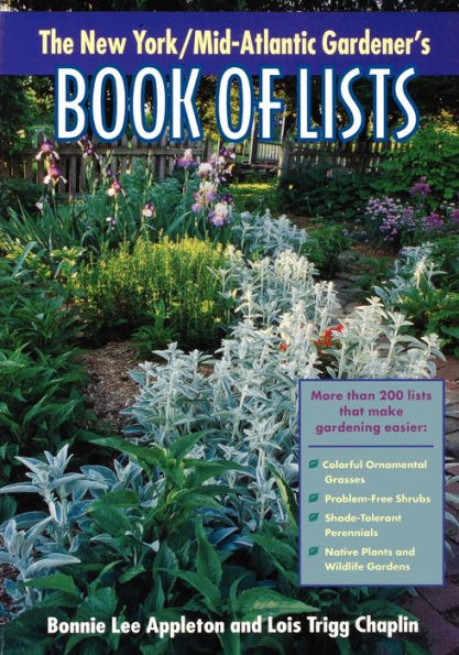 New York/Mid-Atlantic Gardener's Book of Lists