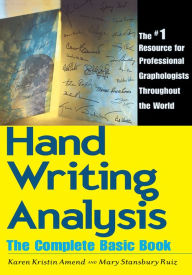 Title: Handwriting Analysis: The Complete Basic Book, Author: Karen Kristin Amend