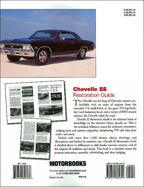 Chevelle SS Restoration Guide