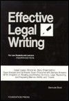Effective Legal Writing for Law Students and Lawyers / Edition 4