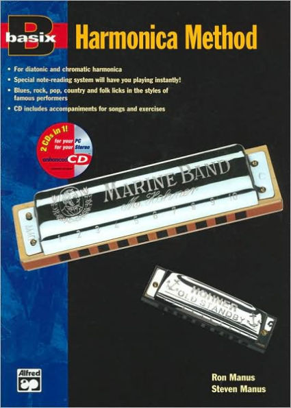 Basix Harmonica Method: Book & Enhanced CD