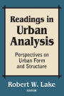 Readings in Urban Analysis: Perspectives on Urban Form and Structure