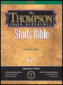 Thompson Chain-Reference Study Bible, Handy Size Edition: King James Version (KJV), burgundy bonded leather, gold-edged