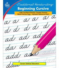 Title: Traditional Handwriting: Beginning Cursive, Grades 2 - 5, Author: Carson Dellosa Education