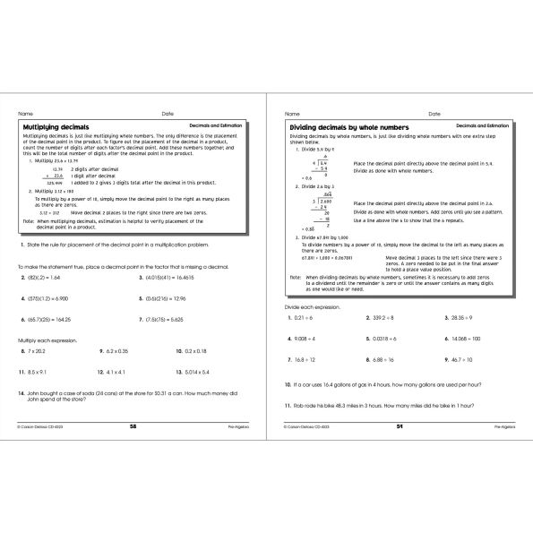 Pre-Algebra