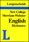 Langenscheidt New College Dictionary English-Plain