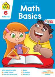Title: School Zone Math Basics Grade 6 Workbook, Author: School Zone