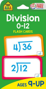 Title: School Zone Division 0-12 Flash Cards, Author: School Zone