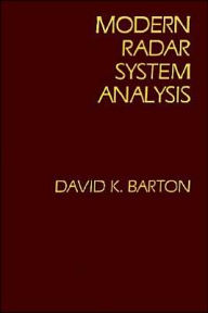 Title: Modern Radar System Analysis / Edition 1, Author: David Knox Barton