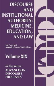 Discourse And Institutional Authority