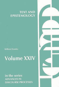 Title: Text and Epistemology, Author: William Frawley