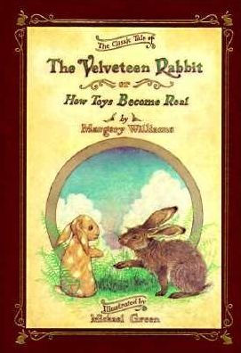 the velveteen rabbit book and stuffed animal