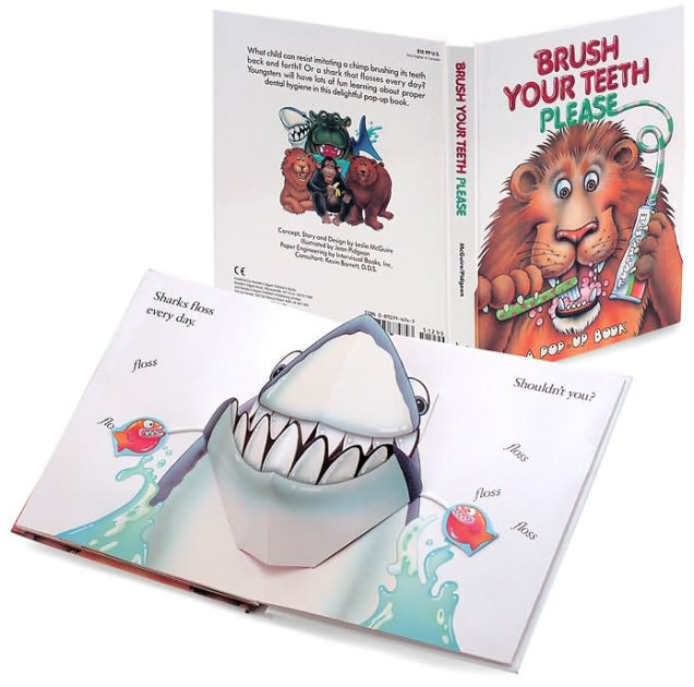 Brush Your Teeth Please By Leslie Mcguire Jean Pidgeon Pop Up Book 