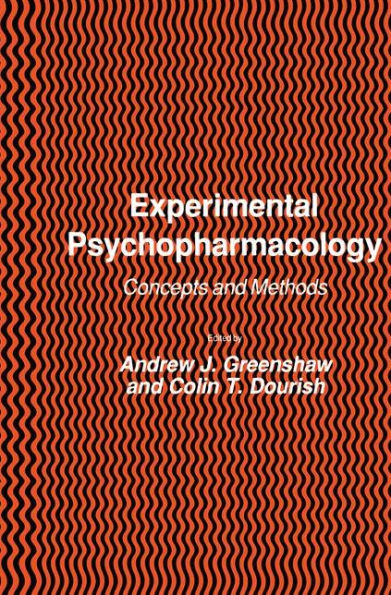 Experimental Psychopharmacology / Edition 1