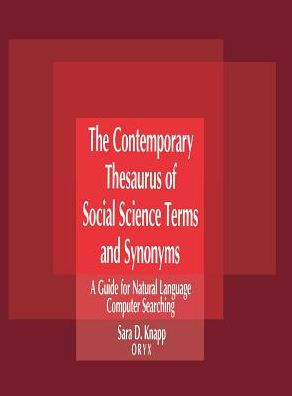 The Contemporary Thesaurus of Social Science Terms and Synonyms