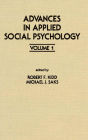 Advances in Applied Social Psychology: Volume 1 / Edition 1