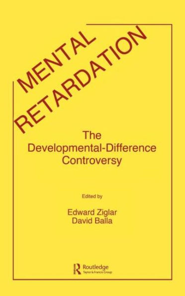 Mental Retardation: The Developmental-difference Controversy