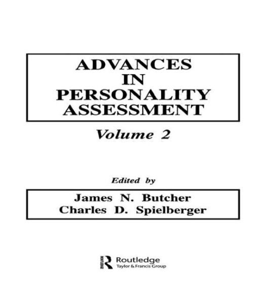 Advances in Personality Assessment: Volume 2 / Edition 1