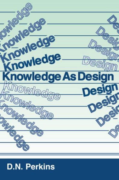 Knowledge As Design / Edition 1
