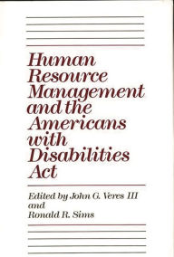 Title: Human Resource Management and the Americans with Disabilities Act, Author: Ronald R. Sims