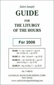 Saint Joseph Guide for the Liturgy of the Hours 2006