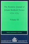 The Resolution Journal of Johann Reinhold Forster, 1772-1775