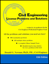 Civil Engineering License Problems and Solutions: Problems and Solutions